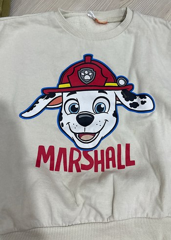 Baskılı Sweatshirt ve Kırmızı Eşofman Altı - Görsel 3