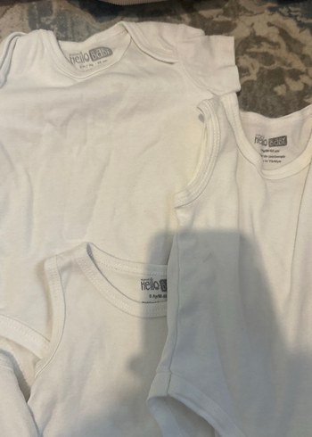 Bebek 7 tane Kısa Kollu zıbın Body - Görsel 3