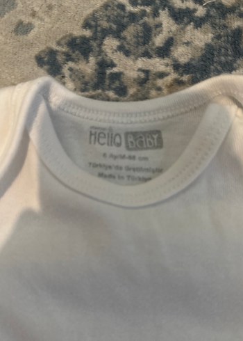 Bebek 7 tane Kısa Kollu zıbın Body - Görsel 2