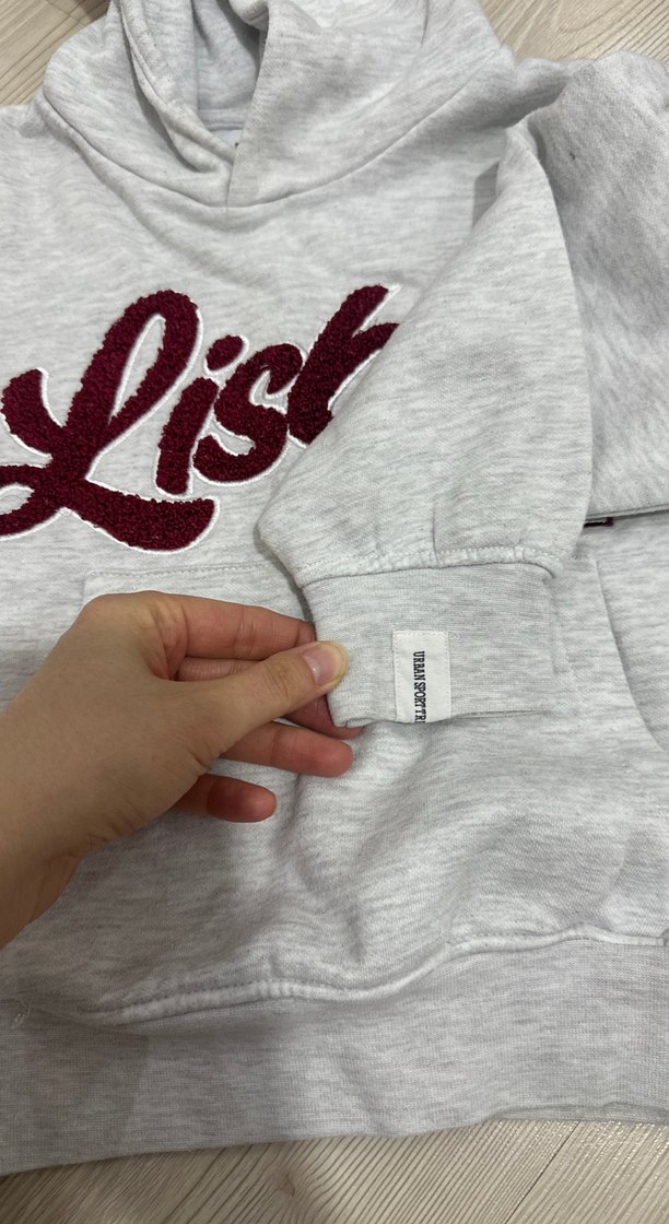 Gri Kapüşonlu Baskılı çocuk Sweatshirt - Görsel 3