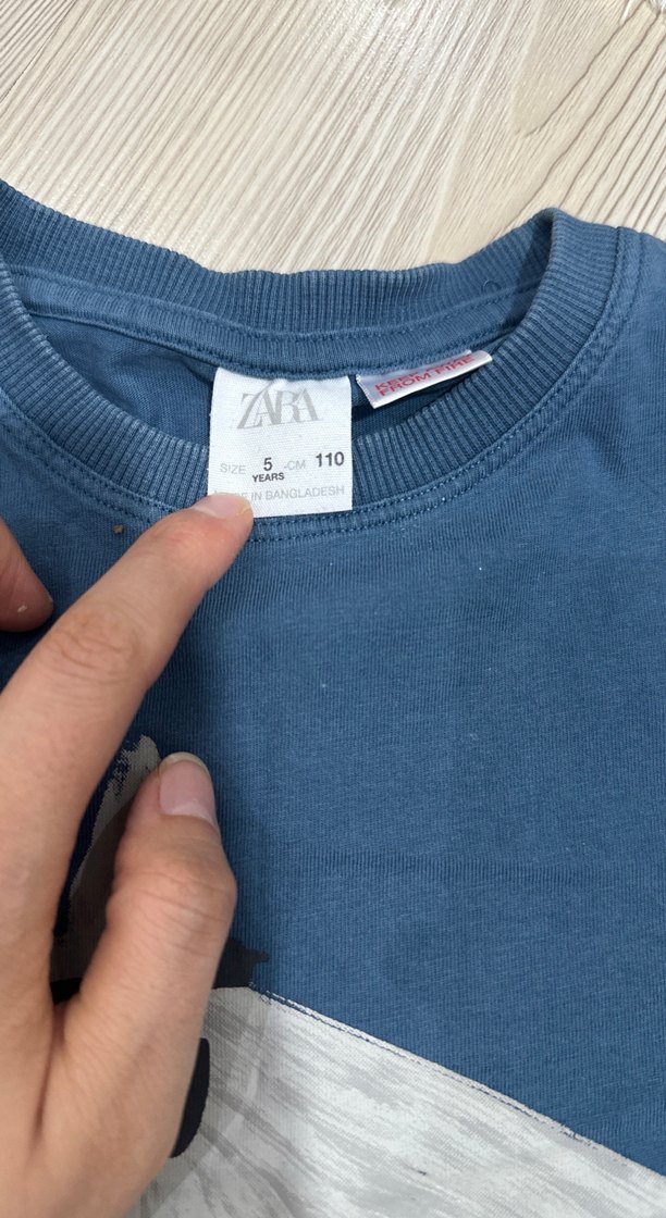 Erkek Çocuk Mavi Uzun Kollu Sweatshirt - Görsel 3