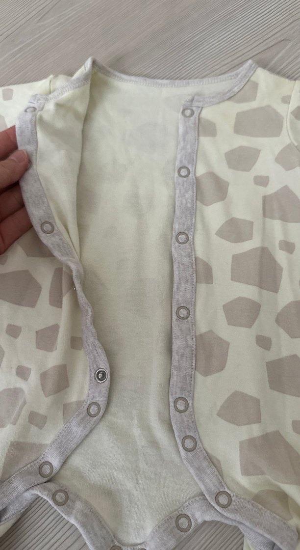 Düğmeli Gri Erkek Bebek Tulum - Görsel 5