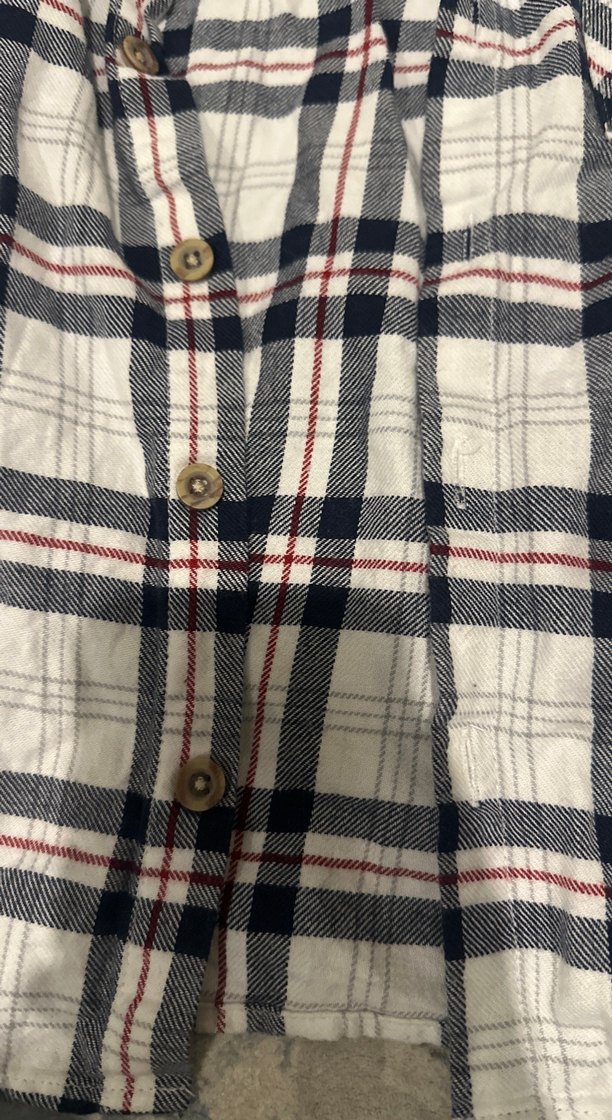 Erkek Gri Kareli Pamuklu Gömlek - Görsel 5