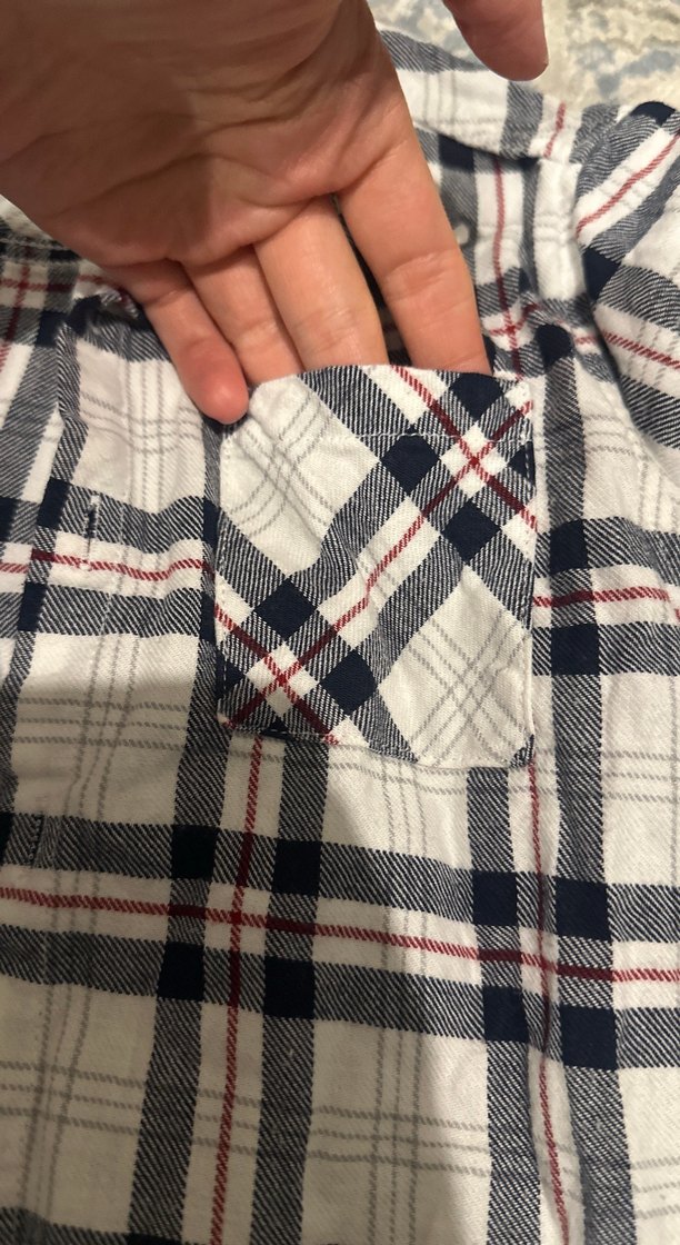 Erkek Gri Kareli Pamuklu Gömlek - Görsel 3