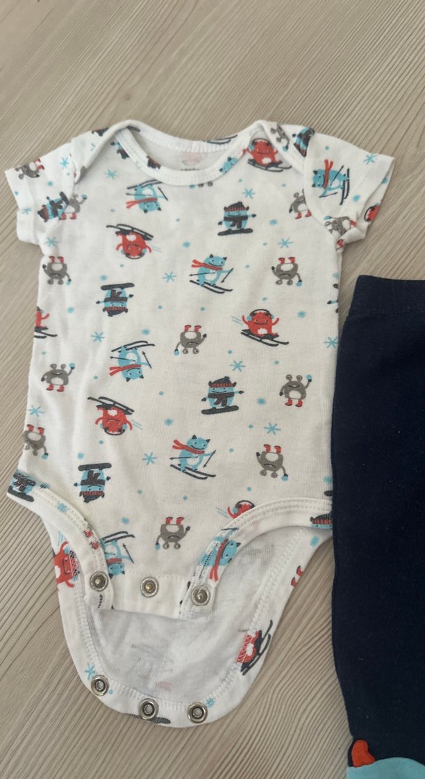 Bebek Erkek Baskılı Kısa Kollu Takım - Görsel 3