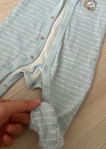 Mavi Bebek Tulum ve Şapka Seti - Görsel 4