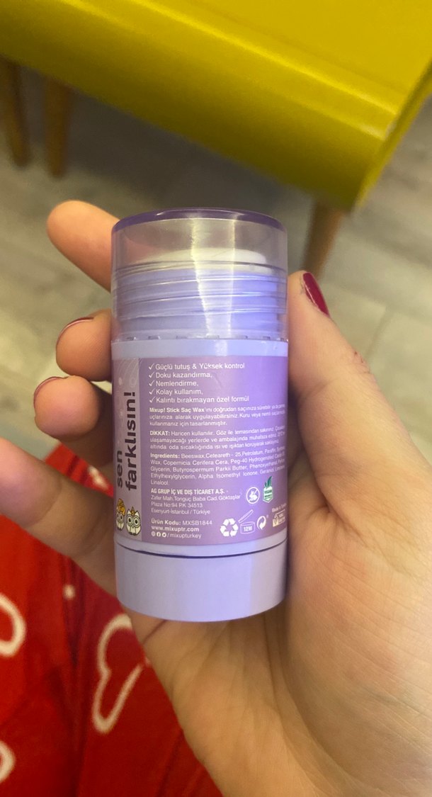 Mixup Saç Stick Wax - Besleyici & Şekillendirici - Görsel 2
