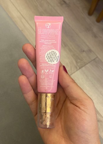 W7 Glow Prime Işıltılı Pembe BB Krem - Görsel 2