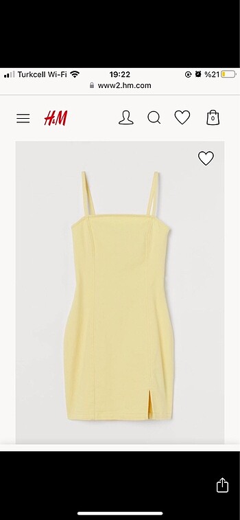H&M kot elbise