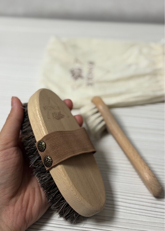 Vücut ve yüz at kılı fırçası - Görsel 2