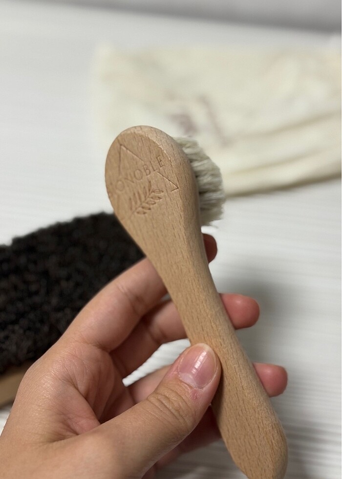 Vücut ve yüz at kılı fırçası - Görsel 3