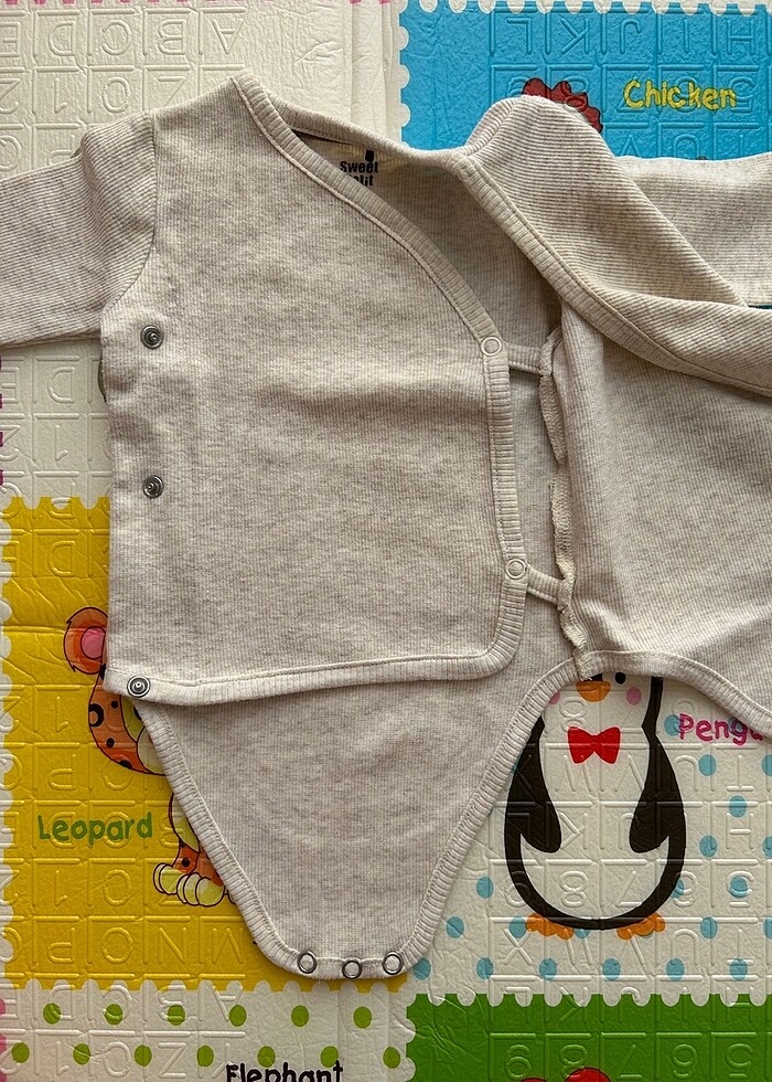 Bebek uzun kollu body - Görsel 3