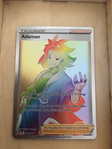 Pokemon Adaman Orijinal Kart