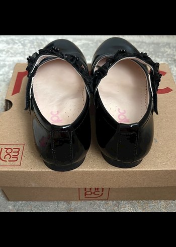 Kız Çocuk Siyah Nakışlı Tokalı Babet mnpc marka - Görsel 2