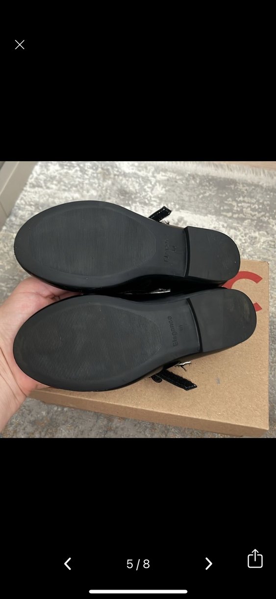 Kız Çocuk Siyah Nakışlı Tokalı Babet mnpc marka - Görsel 5