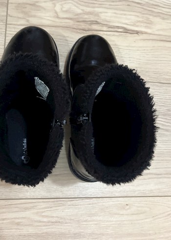 Kız Çocuk Siyah Kürklü Goth Bot LC Waikiki Marka - Görsel 7