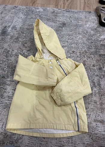 Kapüşonlu limon sarısı Çocuk kız erkek - Görsel 3