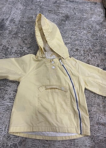 Kapüşonlu limon sarısı Çocuk kız erkek - Görsel 2