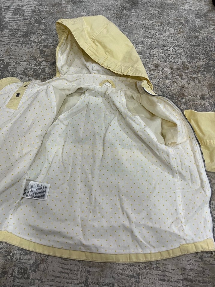 Kapüşonlu limon sarısı Çocuk kız erkek - Görsel 4