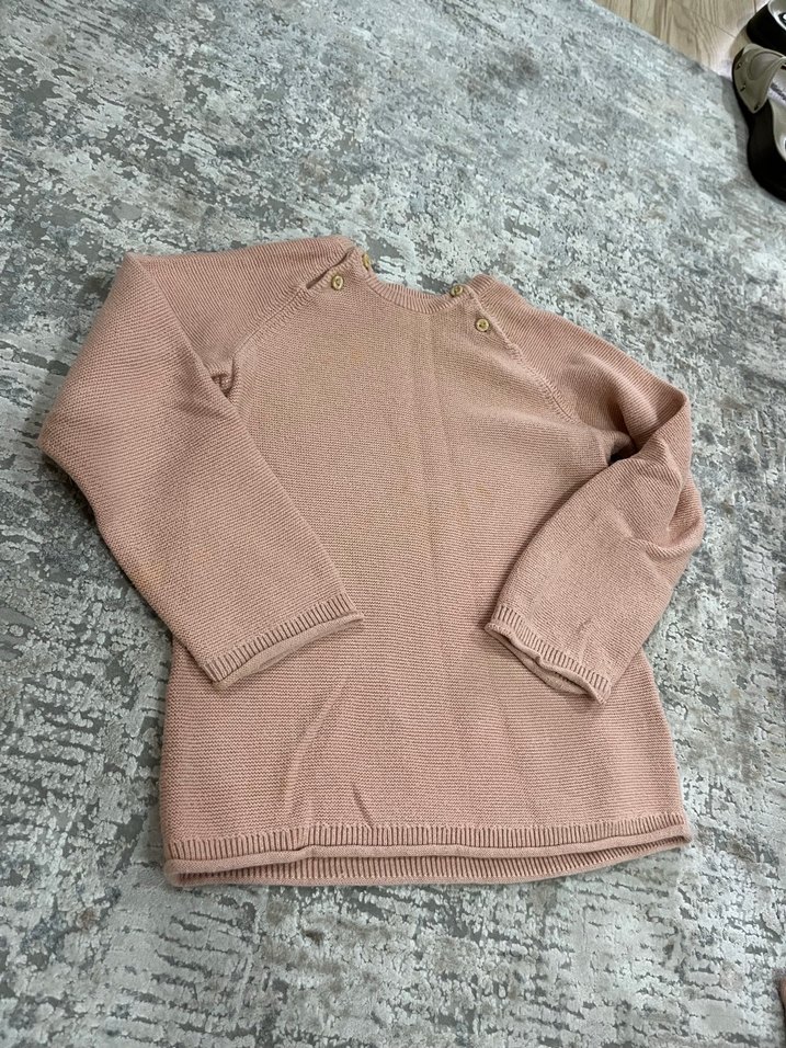 Kız Çocuk pudra renkli ikili takım H&M Marca - Görsel 2