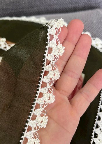 El örgüsü çeyizlik tülbent sıfır hiç kullanılmamıştır  - Görsel 2