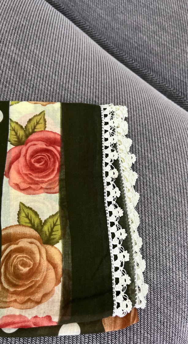 El örgüsü çeyizlik tülbent sıfır hiç kullanılmamıştır  - Görsel 3