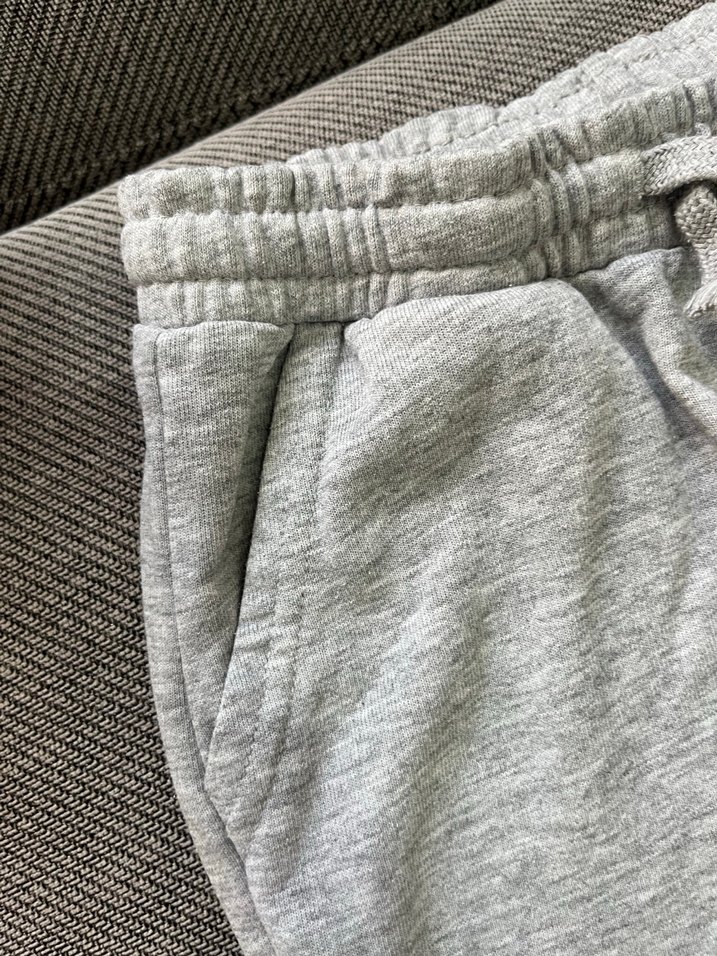 Gri çocuk Pamuklu Rahat Kesim Eşofman Altı - Görsel 3