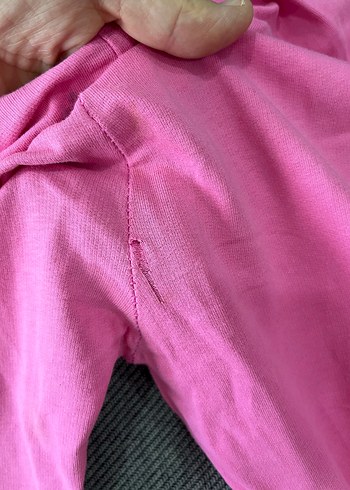 Pembe Baskılı çocuk Sweatshirt ve alt eşaofman - Görsel 7