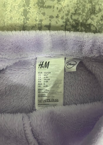 Kız Çocuk H&M MARKA Mor Elsa Baskılı Rahat Eşofman - Görsel 6