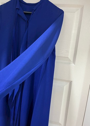 Uzun Kollu Mavi Salaş Elbise marka ARMAĞAN GİYİM - Görsel 2