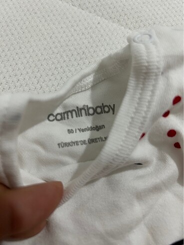 Carmin Baby Yenidoğan çıtçıtlı body