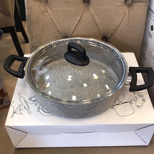 Emsan 26 cm granit pilav tenceresi