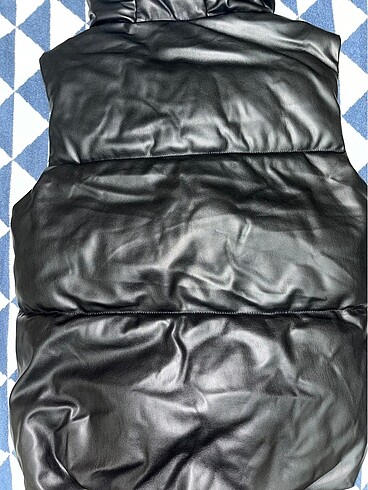 Stradivarius Deri Şişme Yelek - Görsel 6