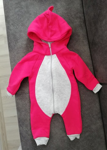 Kız Çocuk Kapüşonlu Fermuarlı Sweatshirt - Görsel 3