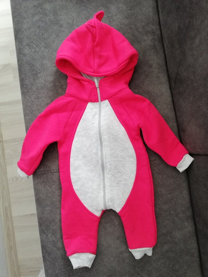 Kız Çocuk Kapüşonlu Fermuarlı Sweatshirt - Görsel 3