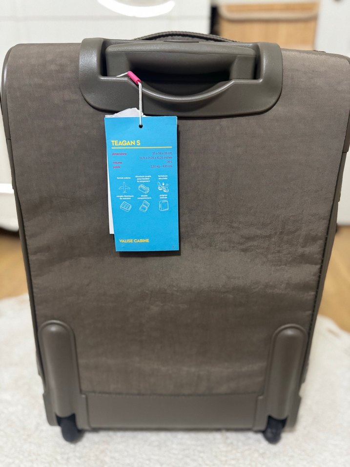 Fermuarlı kabin boy valiz-çanta - Görsel 2