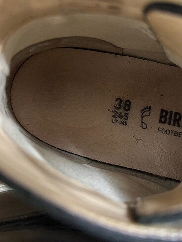 38 Beden Birkenstock deri ayakkabı