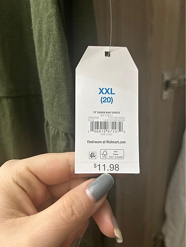 xxl Beden yeşil Renk Elbise