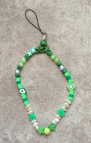 Telefon charm yeşil