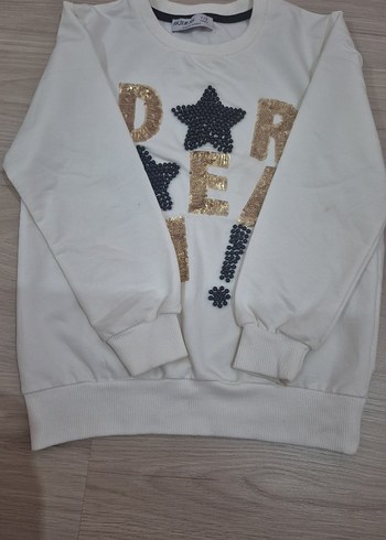 Kız Çocuk Payetli Baskılı Eşofman Takımı - Görsel 4