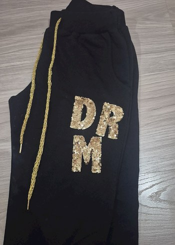 Kız Çocuk Payetli Baskılı Eşofman Takımı - Görsel 6