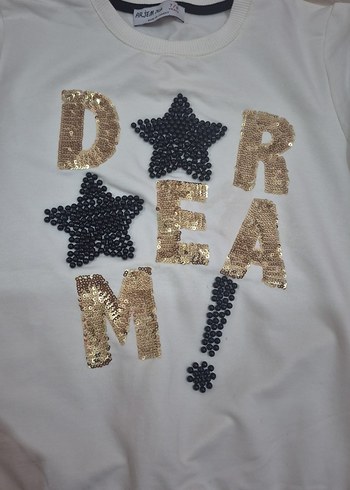 Kız Çocuk Payetli Baskılı Eşofman Takımı - Görsel 2