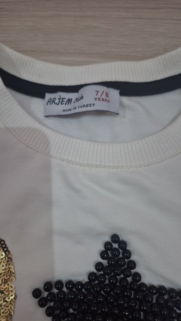 Kız Çocuk Payetli Baskılı Eşofman Takımı - Görsel 3