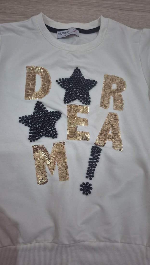 Kız Çocuk Payetli Baskılı Eşofman Takımı - Görsel 2