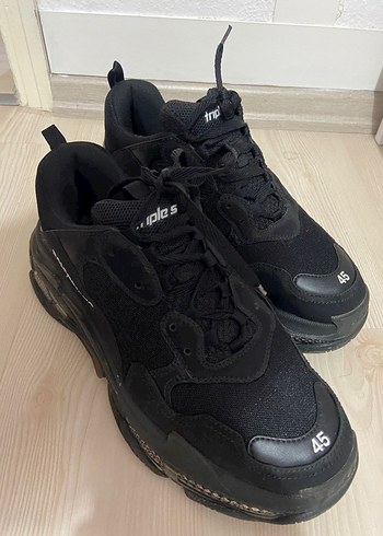 Balenciaga Erkek Siyah Platform Sneaker - Görsel 4