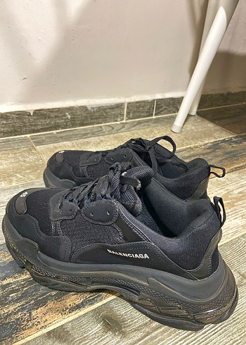 Balenciaga Erkek Siyah Platform Sneaker - Görsel 7