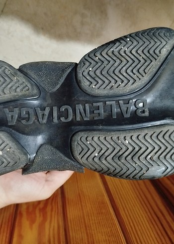 Balenciaga Erkek Siyah Platform Sneaker - Görsel 8