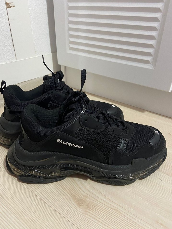 Balenciaga Erkek Siyah Platform Sneaker - Görsel 3