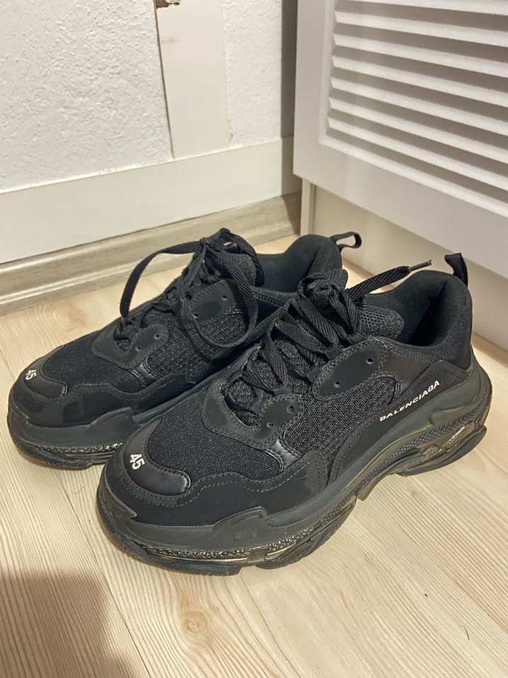Balenciaga Erkek Siyah Platform Sneaker - Görsel 5