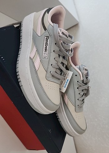 Reebok Gri Platform Topuklu Spor Ayakkabı